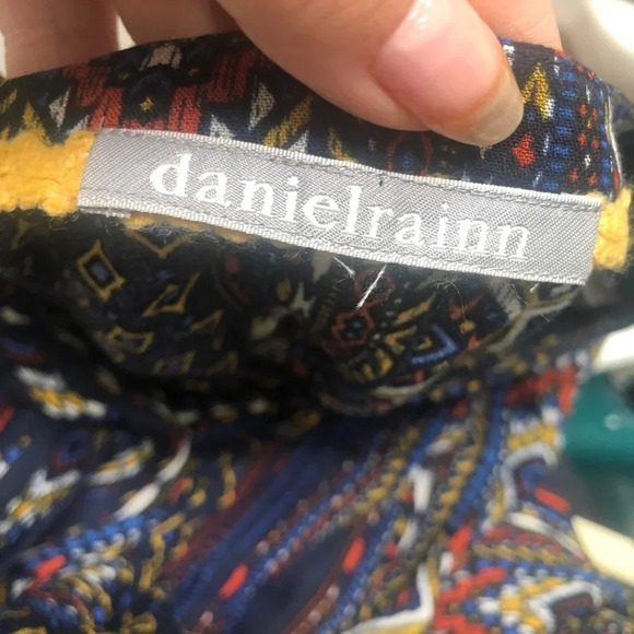 DANIEL RAINN BOHEMIAN PATCHWORK BLOUSE - Picture 4 of 4